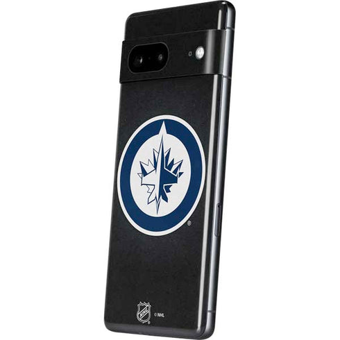 NHL Winnipeg Jets Black Background Pixel Skins